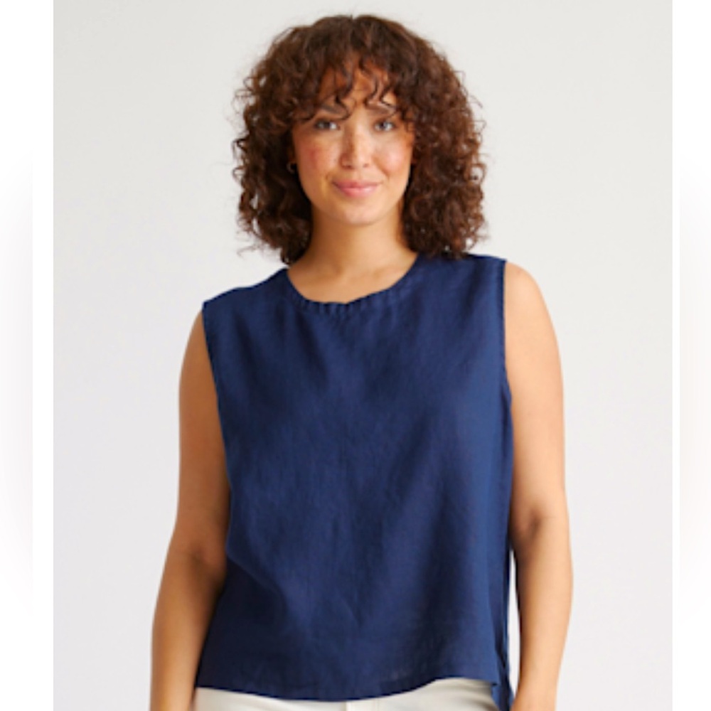 Quince European Linen Top